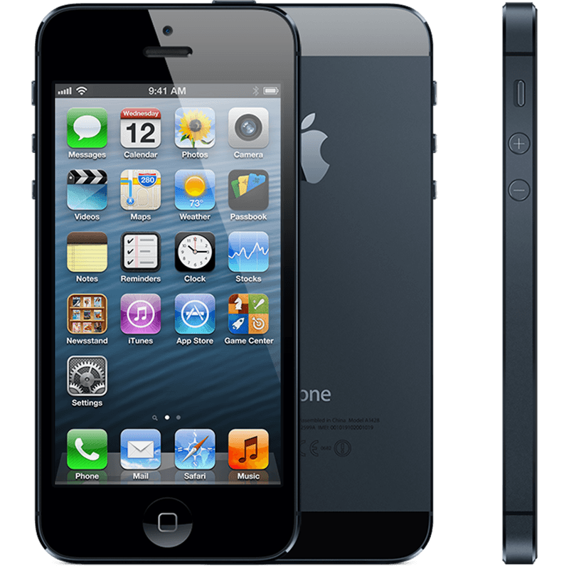 iphone 5s black front